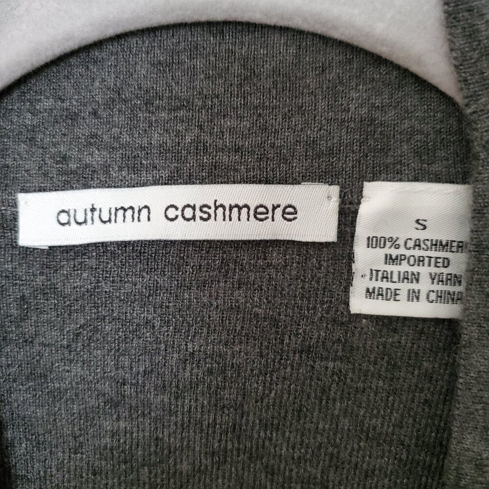 NEW Autumn Cashmere 100% Cashmere Ruffle Front Cardigan S - Picture 6 of 7